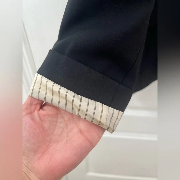 J.Crew 1035 Bi Stretch Wool Black Blazer (Size 6P) - Picture 11 of 14